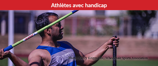 Athlètes ayant un handicap